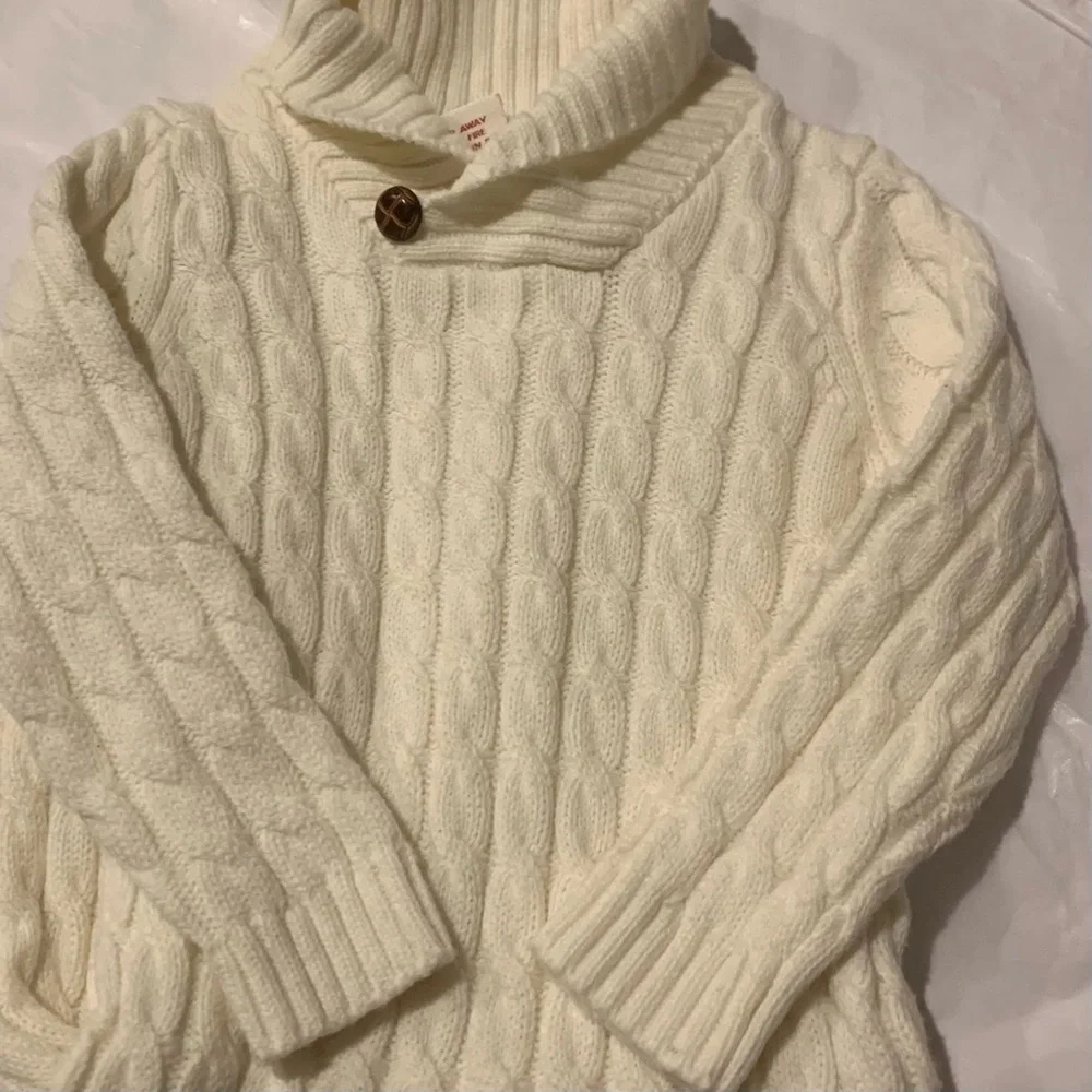 ASPIN kids Cozy Cream Cable Knit One Piece 6-9 months